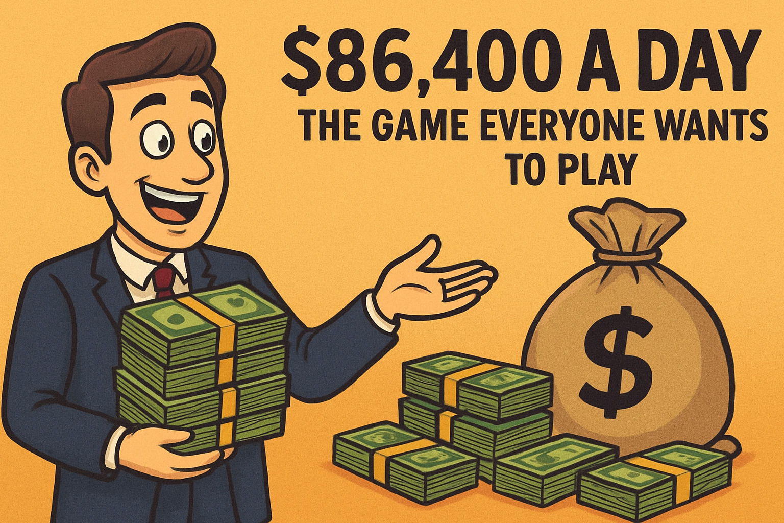 86 400 € par jour : le jeu auquel tout le monde veut jouer